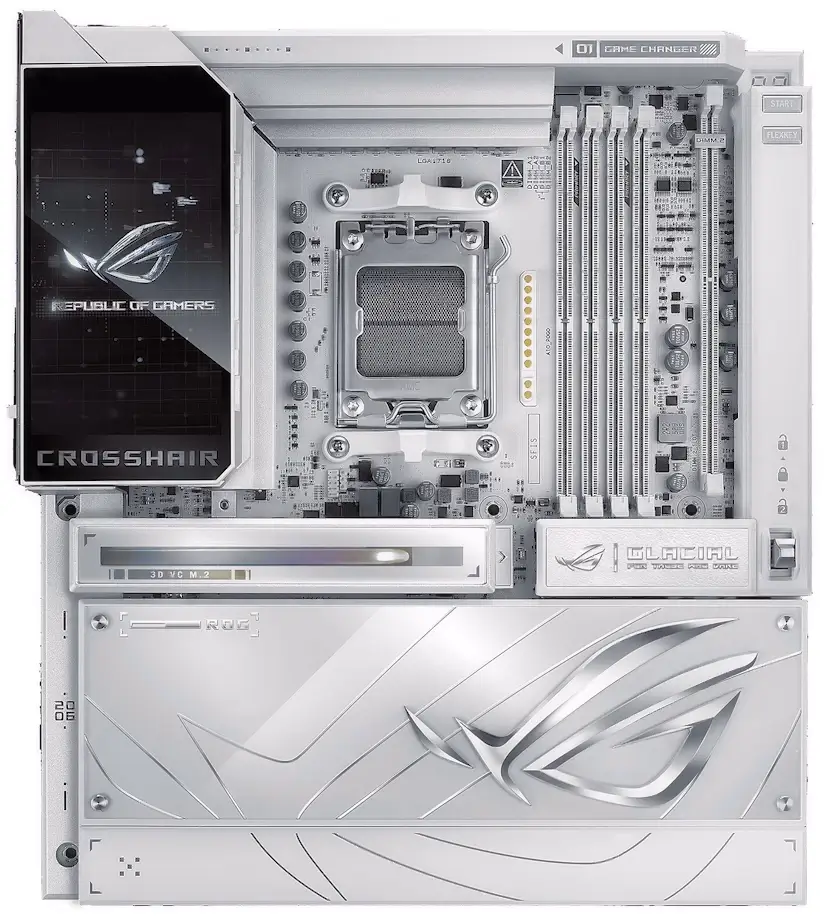 Cerceda PC - Montaje Placa Base ASUS ROG CROSSHAIR X870E GLACIAL Cerceda